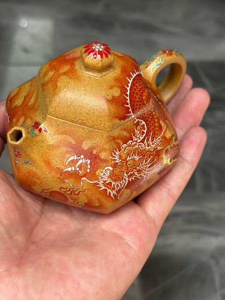 Purple clay teapot-mate 7.4