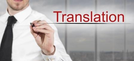 Professional material translation